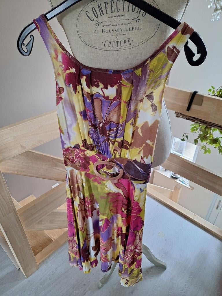 Fleurige jurk van San martino, Enlèvement ou Envoi, Comme neuf, Taille 38/40 (M)