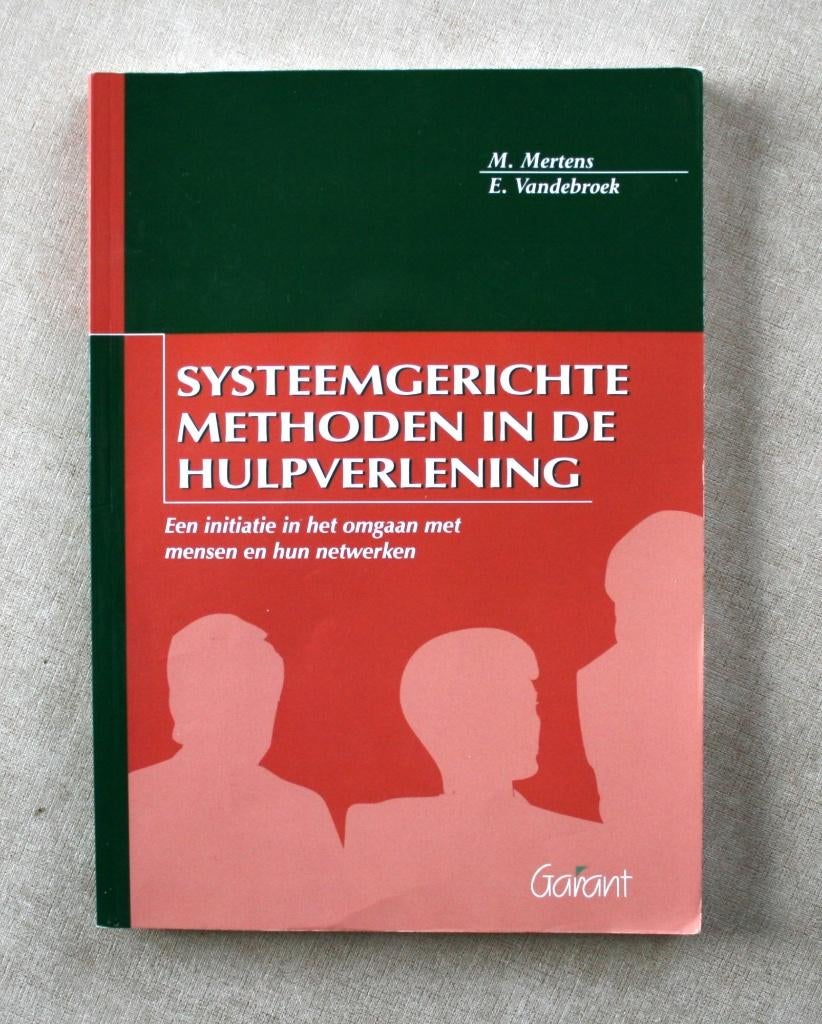 Hulpverlening: systeemgerichte methoden., Boeken, Psychologie, Gelezen, Klinische psychologie, Mertens/Vandebroek, Ophalen of Verzenden