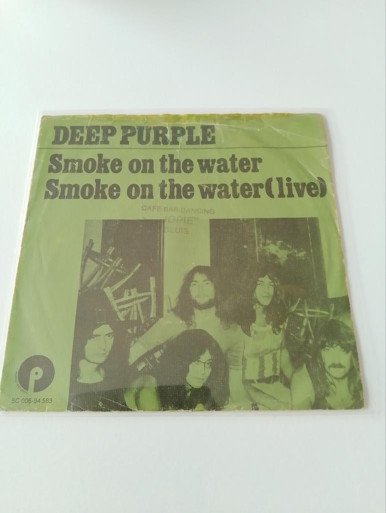 Deep Purple - Smoke on the water ( green cover), Cd's en Dvd's, Vinyl Singles, Ophalen of Verzenden