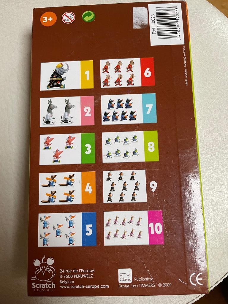 Duo Puzzle - Puzzel Scratch leren tellen, Enlèvement, Comme neuf