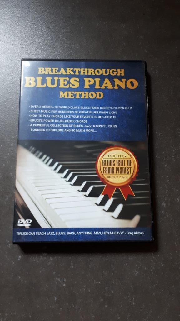 Breakthrough Blues Piano (Bruce Katz) - Pianoles - DVD, Vanaf 12 jaar, Ophalen of Verzenden, Zo goed als nieuw