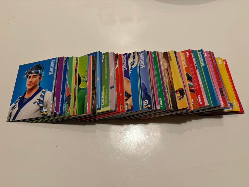 Fortnite - Panini kaarten, Ophalen of Verzenden, Zo goed als nieuw