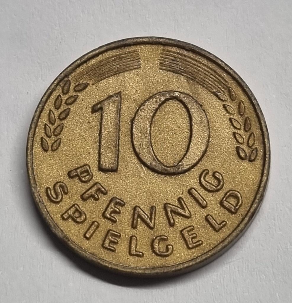 JETON 10 PFENNIG SPIELGELD, Enlèvement ou Envoi, Allemagne, Monnaie en vrac