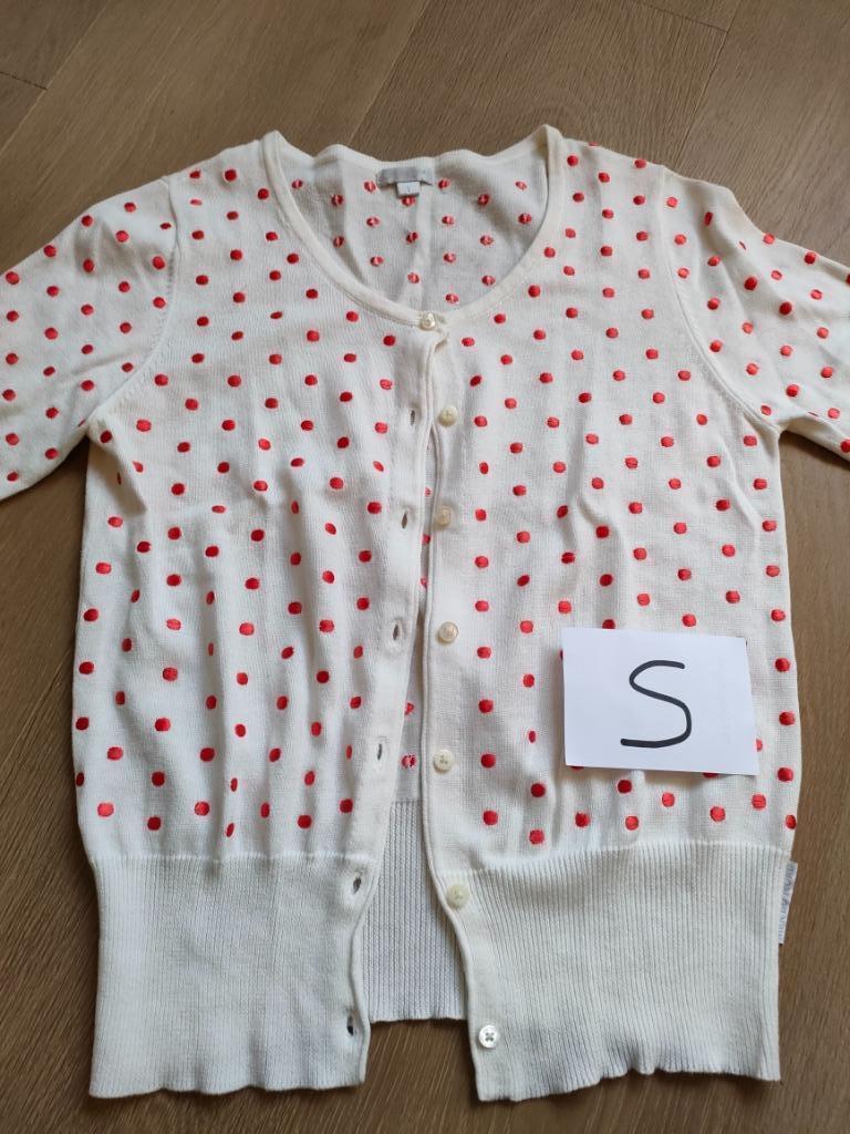 truitje wit bolletjes maat S  - Mer du Nord, Kleding | Dames, Wit, Ophalen of Verzenden, Maat 36 (S), Gedragen