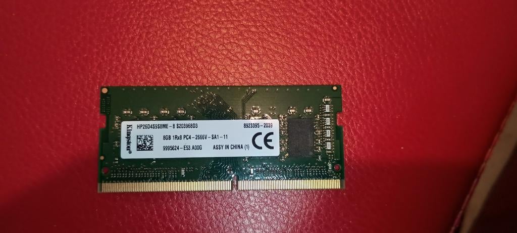 Kingston HP26D4S9S8ME-8, DDR4, 8 GB, Comme neuf, Laptop