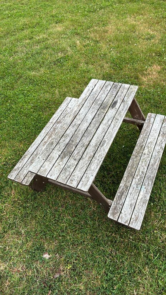 Table de pique-nique pour enfants Ikea, Enlèvement, Utilisé, Rectangulaire, Bois