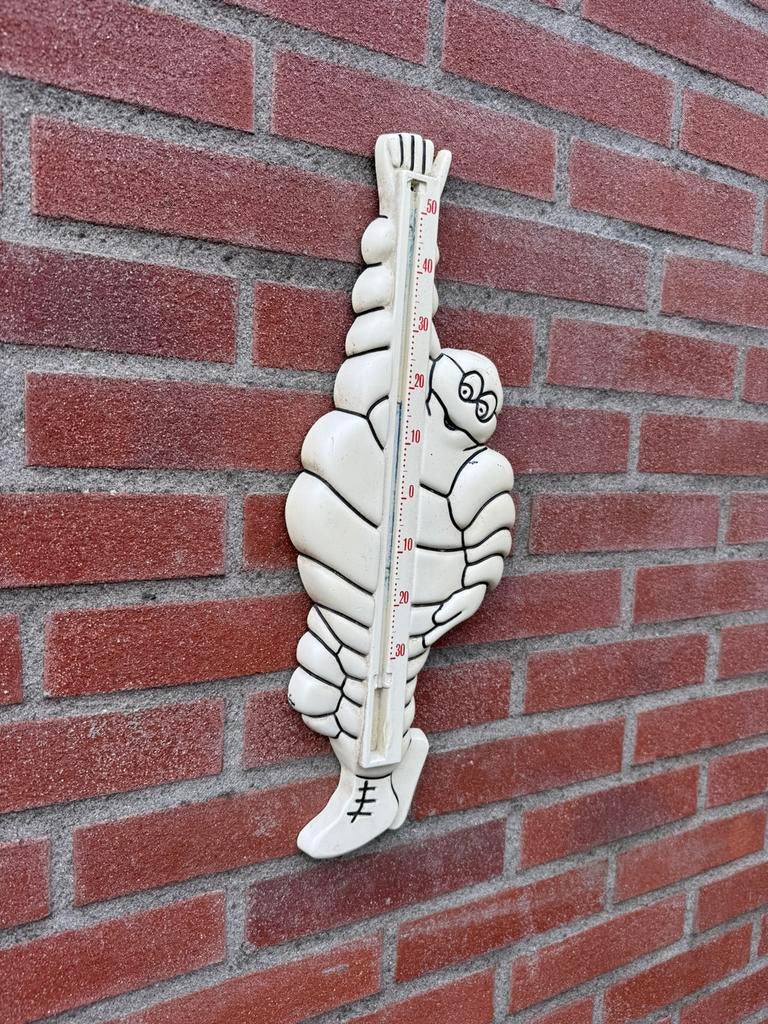 MICHELIN oude reclame thermometer, Ophalen of Verzenden, Gebruikt, Reclamebord