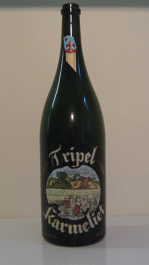 ANCIENNE BOUTEILLE DE BIÈRE TRIPLE CARMÉLITE 3 L (269), Enlèvement, Utilisé, Bouteille(s), Autres marques