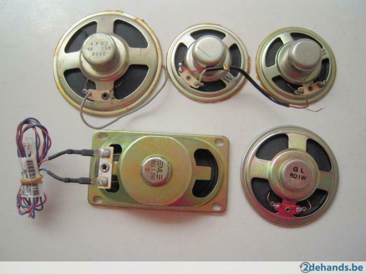 3 Kleine luidsprekers, speakers,, Audio, Tv en Foto, Ophalen, Gebruikt