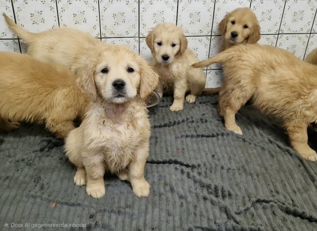 golden retriever pups, Dieren en Toebehoren, Golden retriever, België, CDV (hondenziekte), 8 tot 15 weken