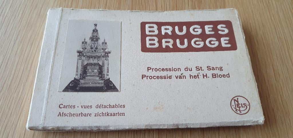 24 Zichtkaarten Brugge: H Bloed processie, Verzamelen, Ophalen of Verzenden