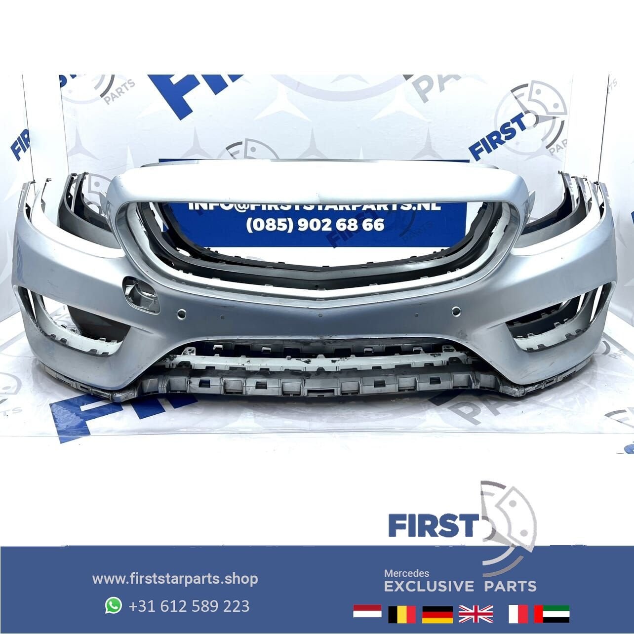 W205 C205 AMG BUMPER C KLASSE VOORBUMPER 2014-2017 A20588509, Auto-onderdelen, Gebruikt, -, Voor, Ophalen of Verzenden