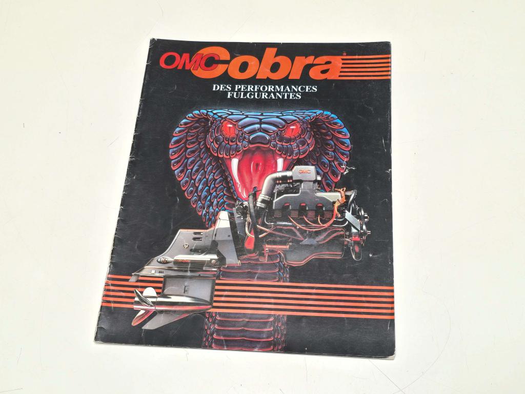1989 OMC  COBRA Folder origineel, Watersport en Boten, Niet ingevuld, Gebruikt, Niet ingevuld, Ophalen of Verzenden