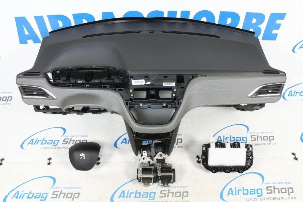 Airbag kit Tableau de bord gris carbon Peugeot 2008