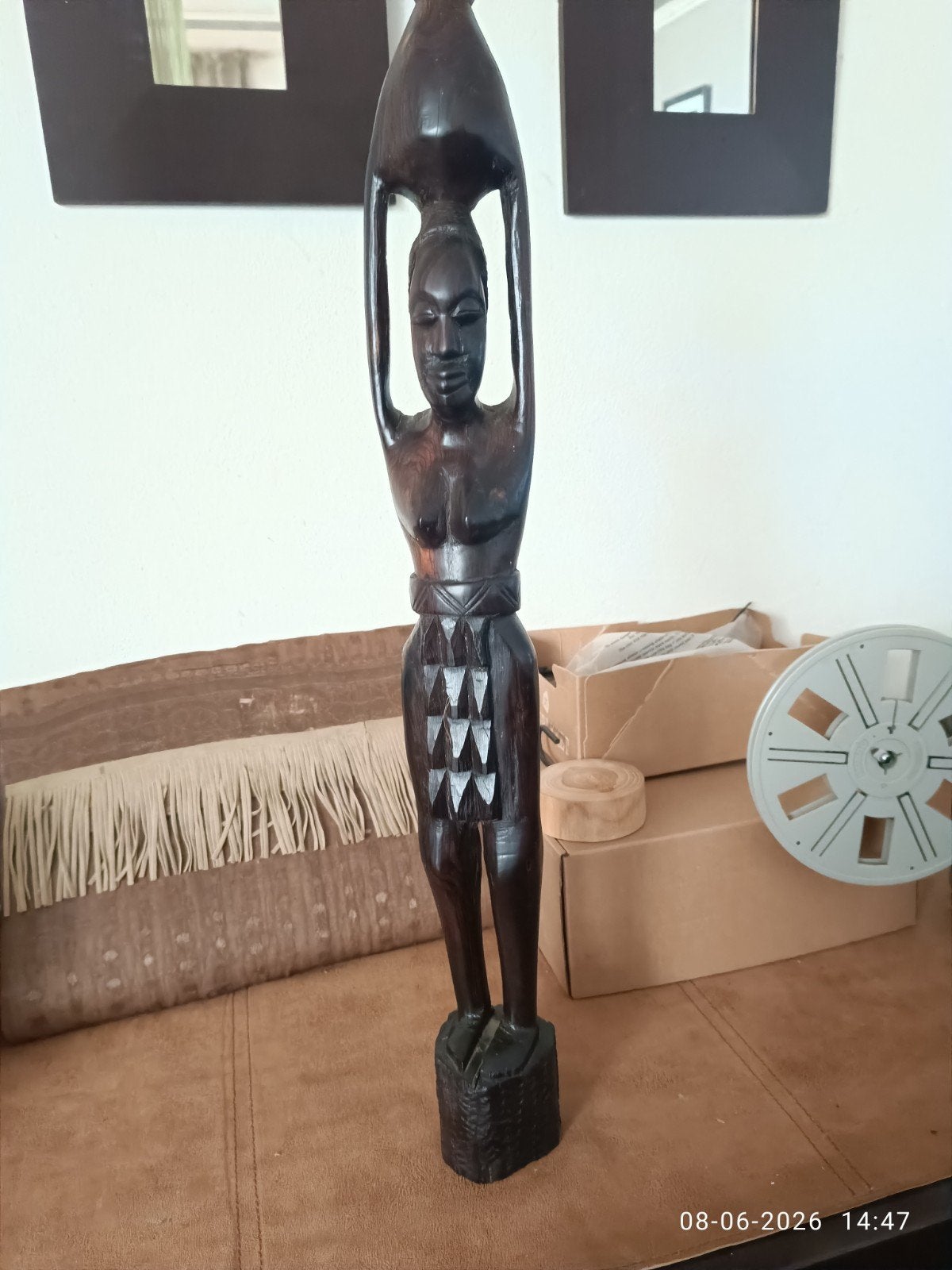 Afrikaans beeld, Antiek en Kunst, Ophalen, Beeld