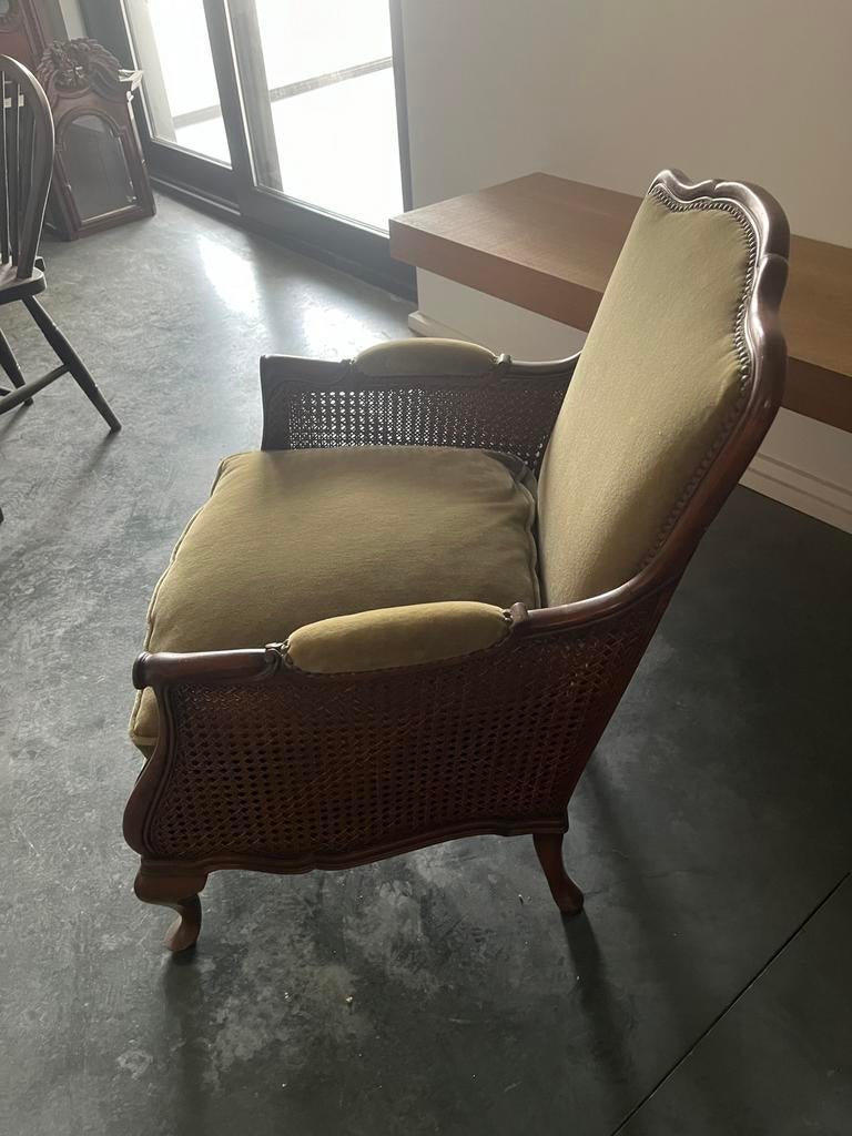 Fauteuil Louis XV Bergère, Maison & Meubles, Fauteuils, Enlèvement, Utilisé