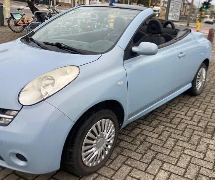Nissan Micra cabrio 2006 benzine 1.4 cc met 161500 GEKEURDVV, Auto's, 65 kW, Micra, Particulier, Euro 4