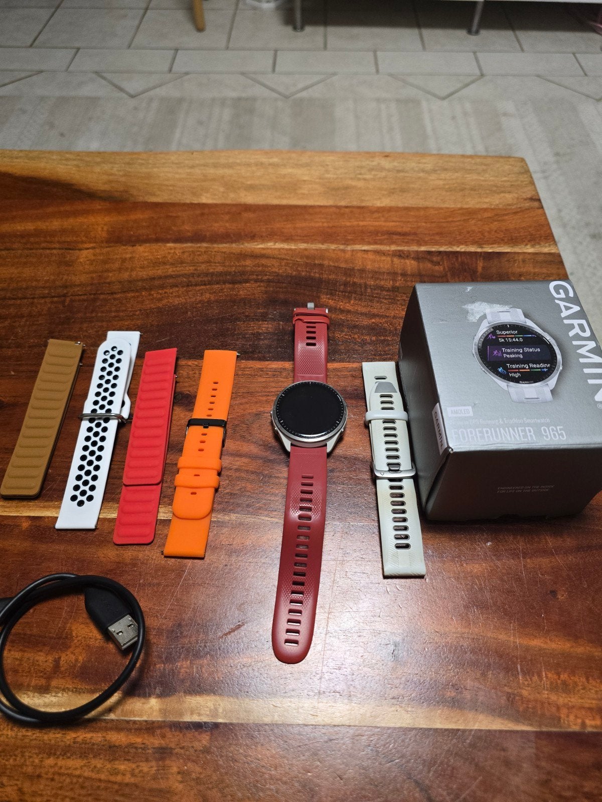 Garmin forerunner 965 met extra's, Étanche, Garmin, Enlèvement, Utilisé
