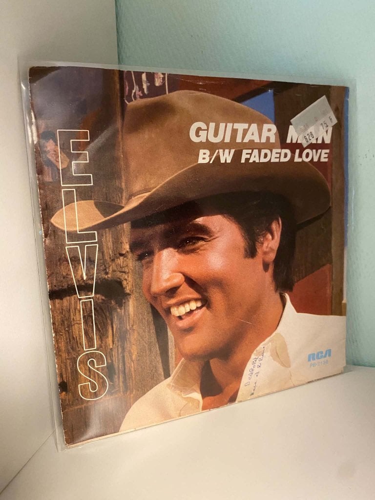 Elvis Presley – Guitar Man - Netherlands 1981, Envoi, Utilisé, Rock et Metal