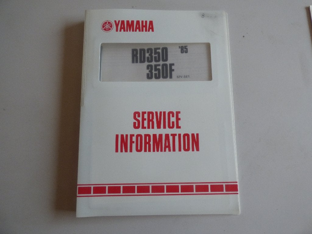 YAMAHA RD 350 F SERVICEHANDLEIDING & ASSEMBLAGE INSTRUCTIES, Motoren, Handleidingen en Instructieboekjes, Ophalen of Verzenden