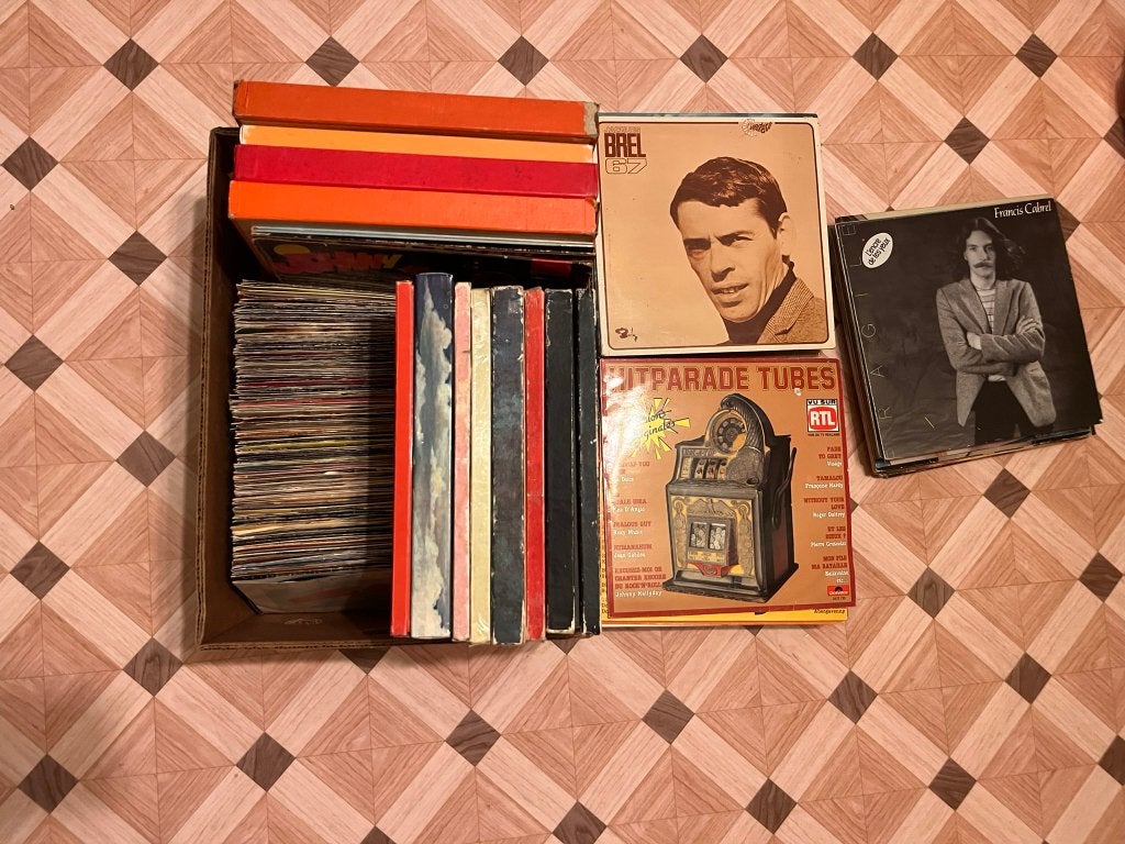 Vinylset (154x 45tr, 51x 33tr/doos), Boxset, Overige formaten, Ophalen of Verzenden, Zo goed als nieuw
