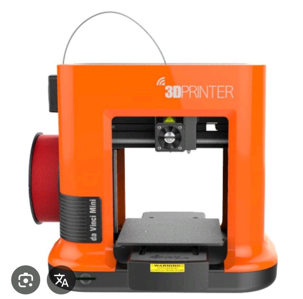 Imprimante 3d davinci mini, Enlèvement