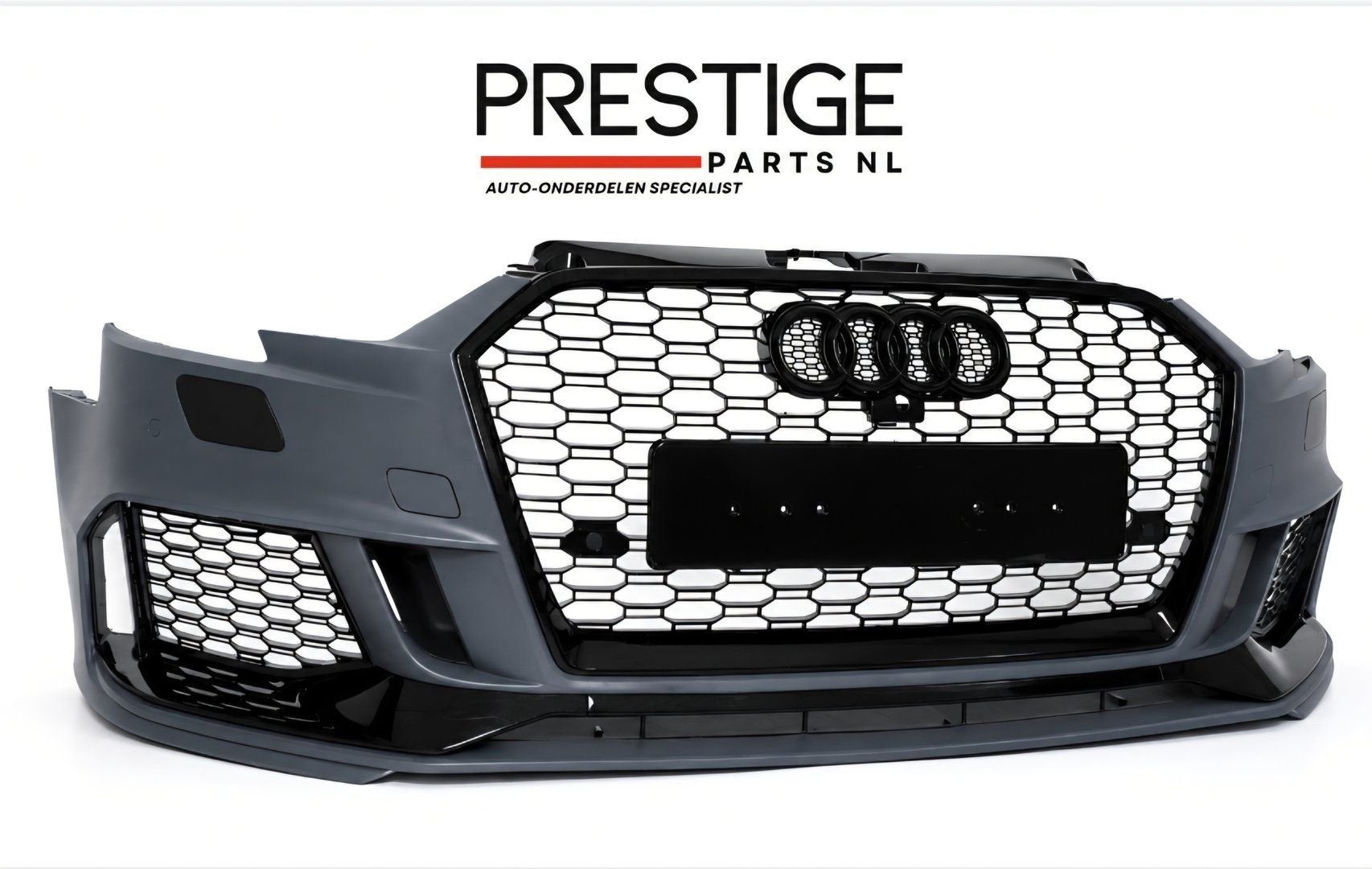 Voorbumper Audi A3 8V Facelift RS3 LOOK S-LINE bj.2017-2021, Gebruikt, -, Voor, Ophalen of Verzenden