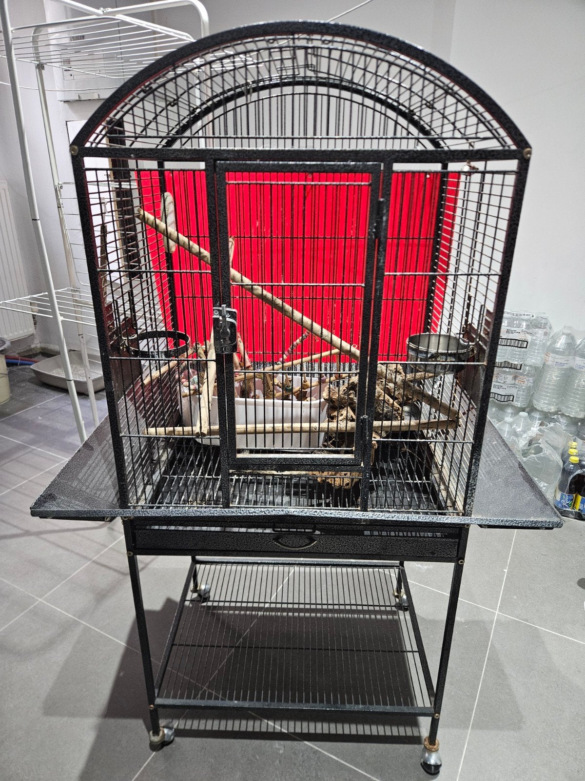Vogelkooi, Enlèvement ou Envoi, Comme neuf, Métal, Cage à oiseaux