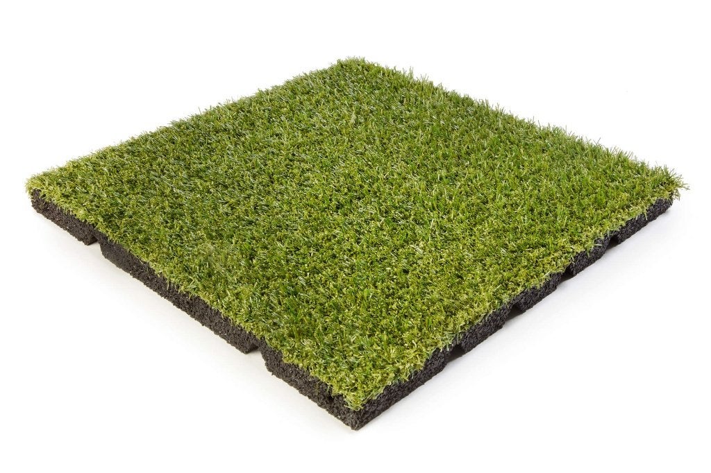 Kunstgras Tegels 100x100x25mm Set van 5 m² Nieuw, Ophalen, Nieuw, Minder dan 10 m², Kunstgras
