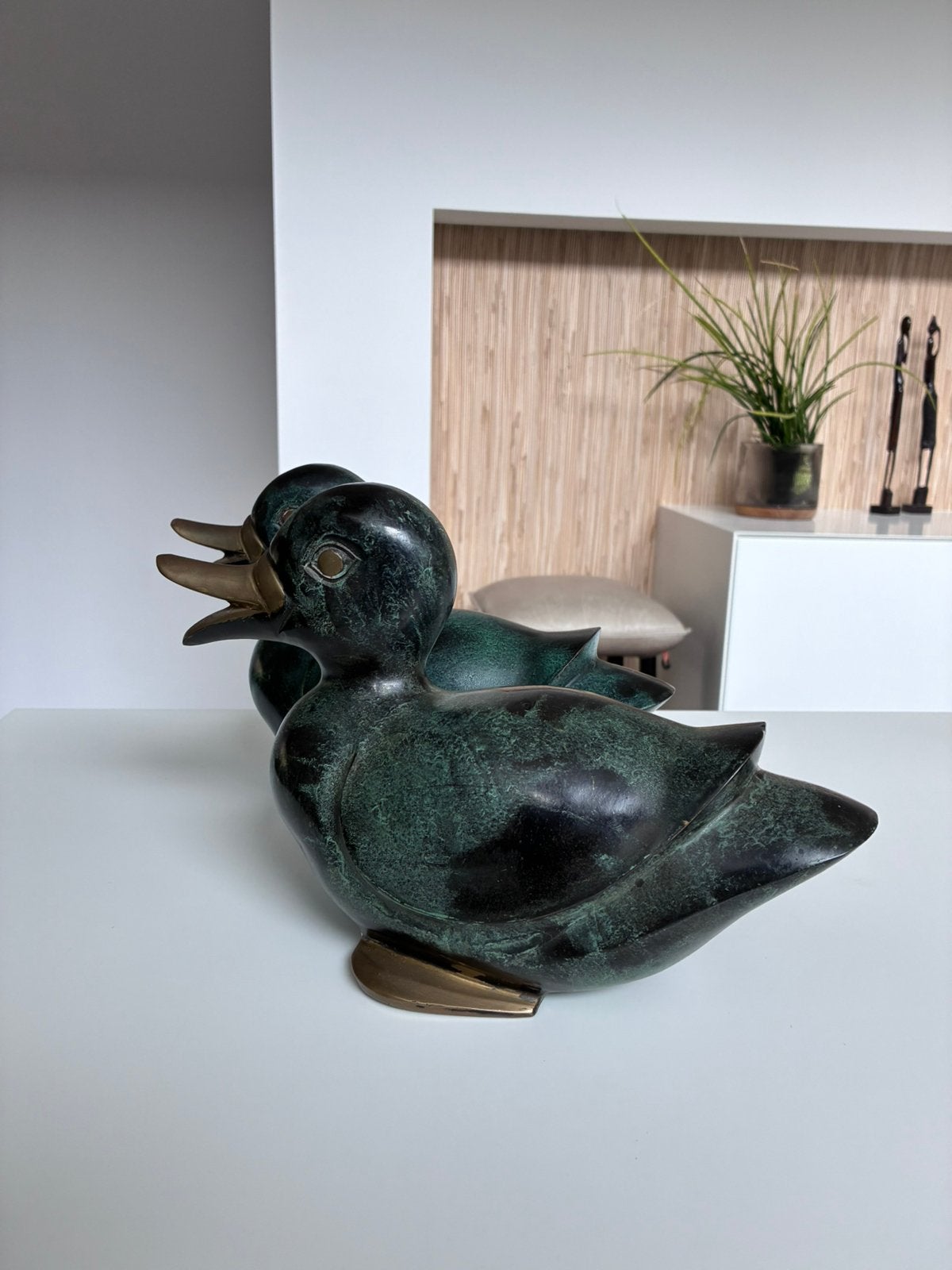 Canards en bronze, Antiquités & Art, Enlèvement, Bronze