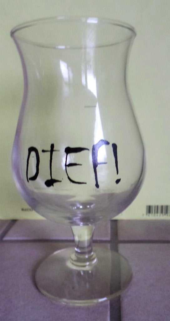 glazen voor Dief! bier, Ophalen, Nieuw, Glas of Glazen