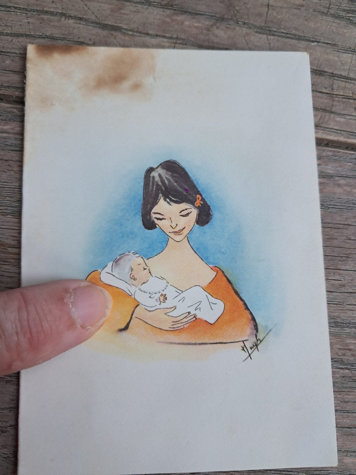 Retro geboortekaartje 1962, Gent, Dominique Cedeijn, Ophalen of Verzenden, Geboortekaartje
