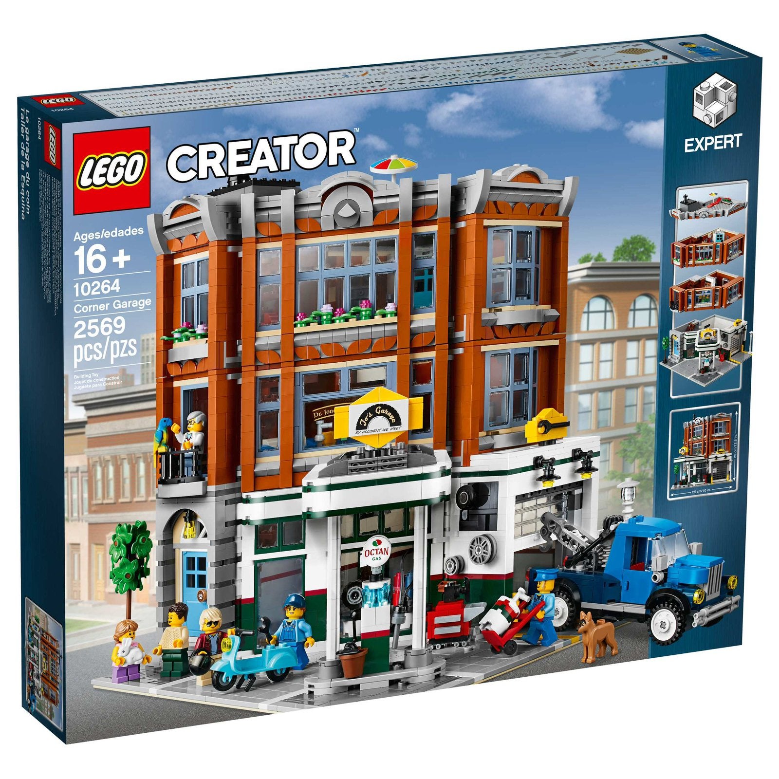 Lego 10264  ‘garage op de hoek’, Kinderen en Baby's, Speelgoed | Duplo en Lego, Ophalen, Zo goed als nieuw, Lego