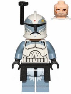LEGO clone trooper Commander Wolffe - phase 1, Lego, Accessoires inclus, Comme neuf, Minifigurine
