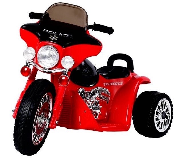 MOTO ÉLECTRIQUE ENFANT 6V • JT568 DE POLICE, Neuf