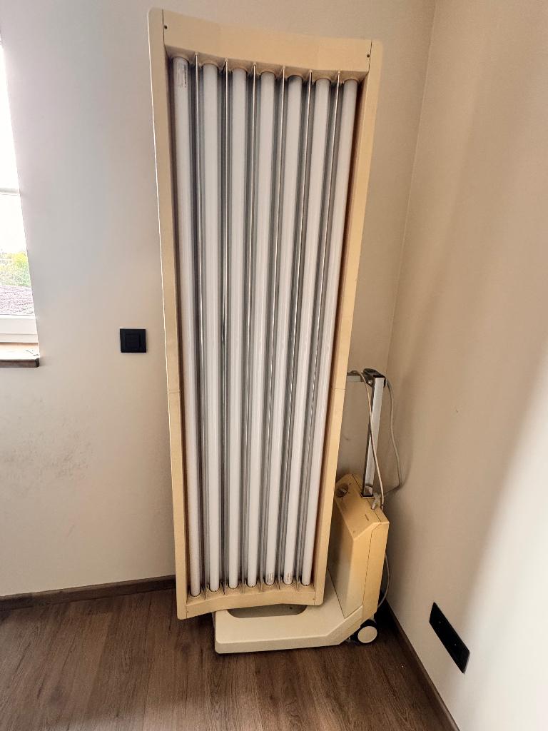 Zonnebank, Elektronische apparatuur, Zonnebanken en Gezichtsbruiners, Ophalen, Gebruikt, Zonnebank enkelzijdig, Minder dan 10 lampen