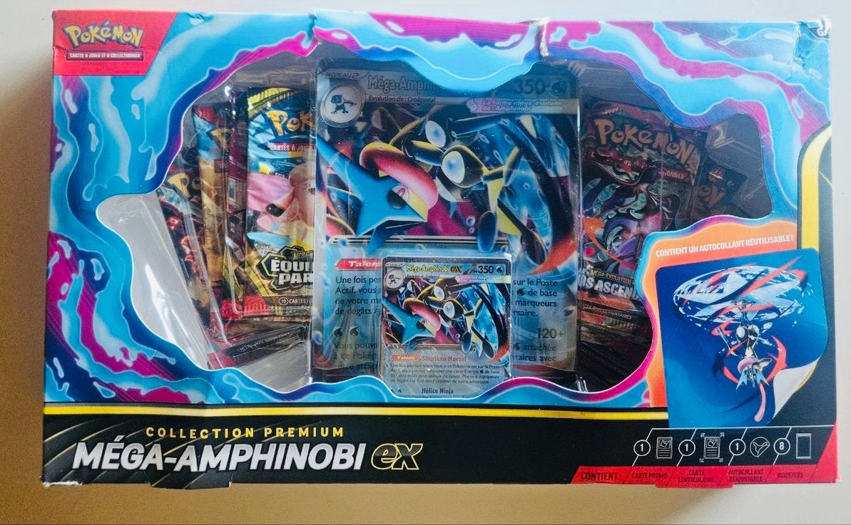 POKÉMON - COFFRET MÉGA-AMPHINOBI EX - FR, Enlèvement, Neuf, Booster