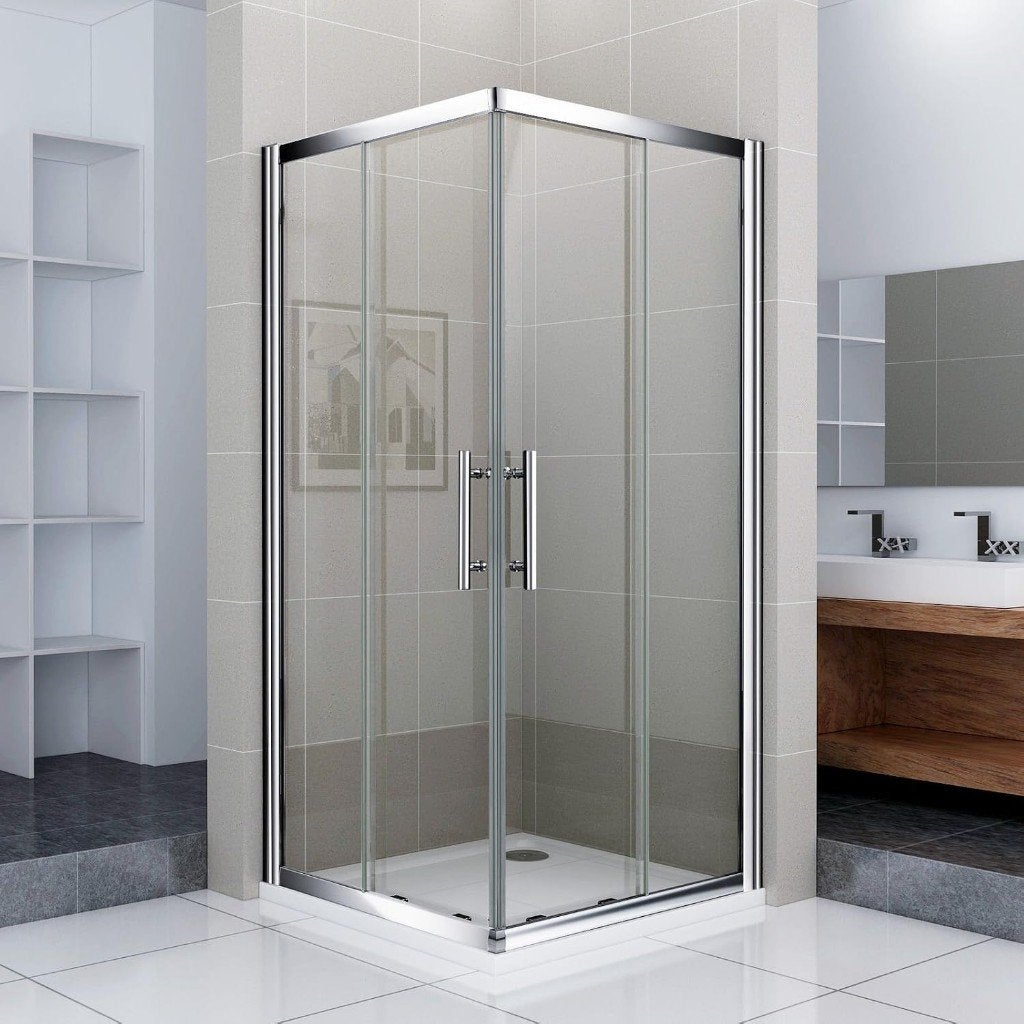 Porte de douche coulissante 100x90x185cm cabine de douche, Bricolage & Construction, Enlèvement, Neuf, Chrome, Douche