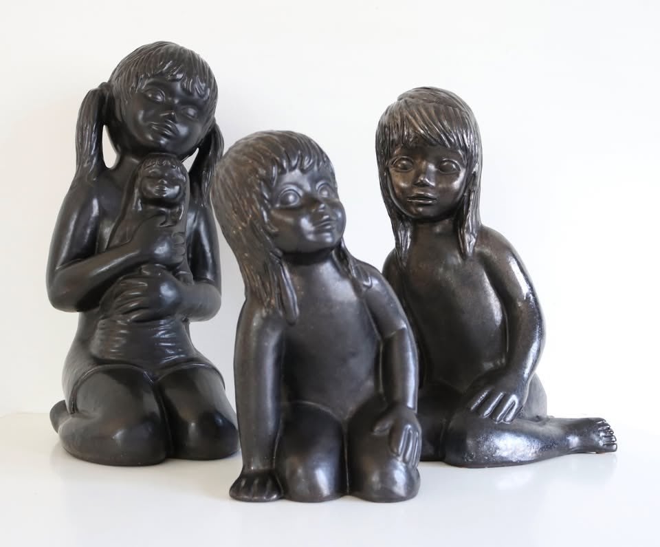 Vintage Sculpturen Emiel Laskaris  - Aardewerk Amphora, Antiek en Kunst, Ophalen of Verzenden
