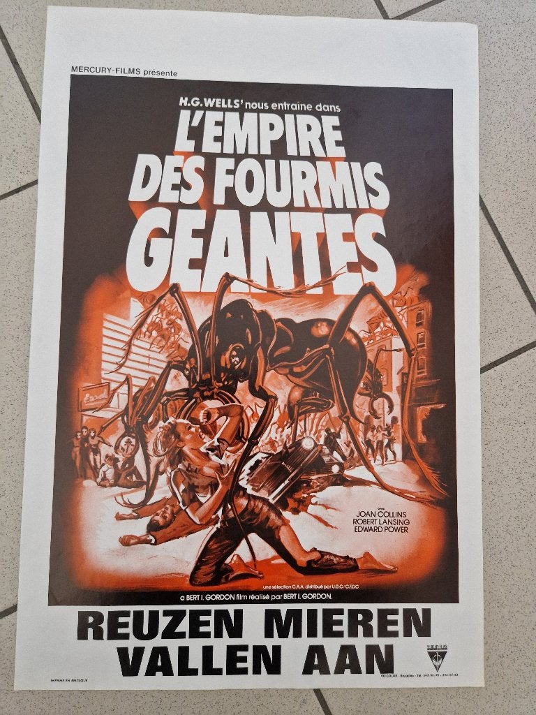 filmaffiche Empire of the Antz 1977 filmposter, Verzamelen, Posters, Rechthoekig Staand, Ophalen of Verzenden, Zo goed als nieuw