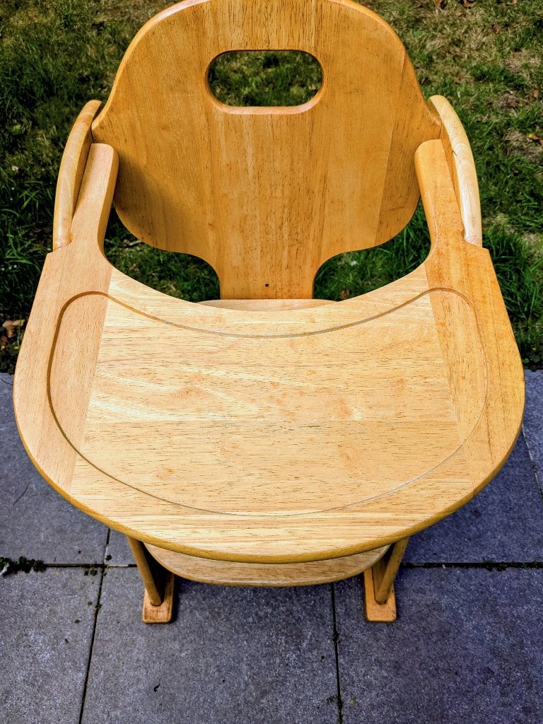 meegroeistoel, Ophalen, Gebruikt, Meegroeistoel, Afneembaar eetblad