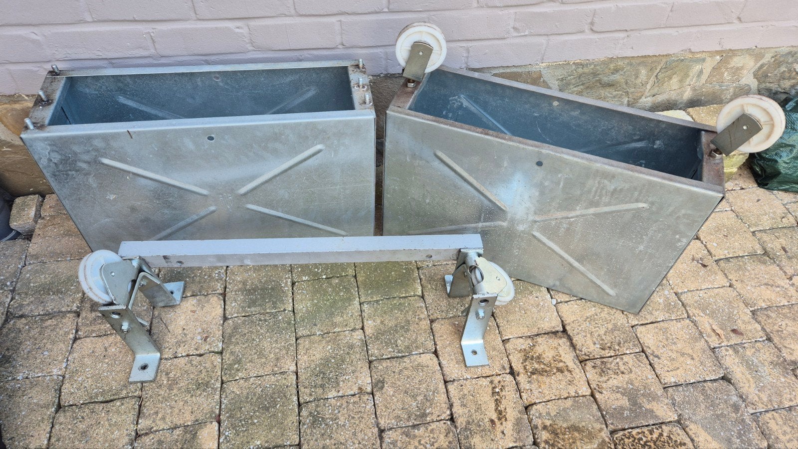 ROB beslag en bakken voor zware houten poort, Doe-het-zelf en Bouw, Ophalen