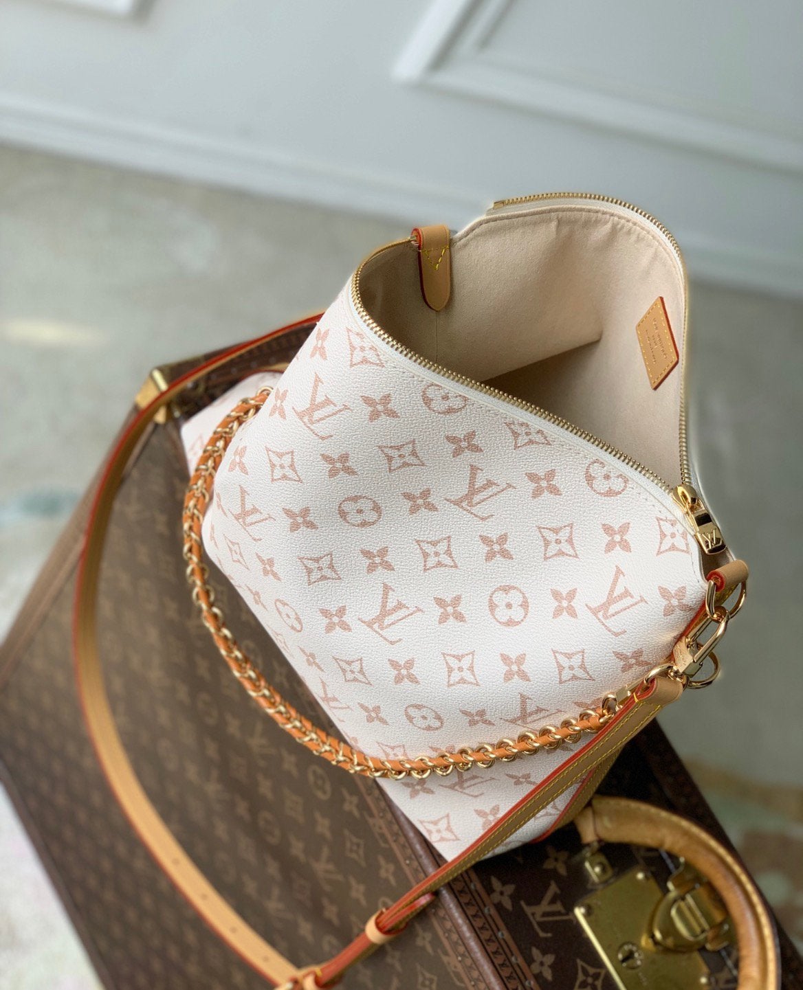 Louis Vuitton Handtas Dames TOPSTAAT, Enlèvement, Comme neuf, Sac à main