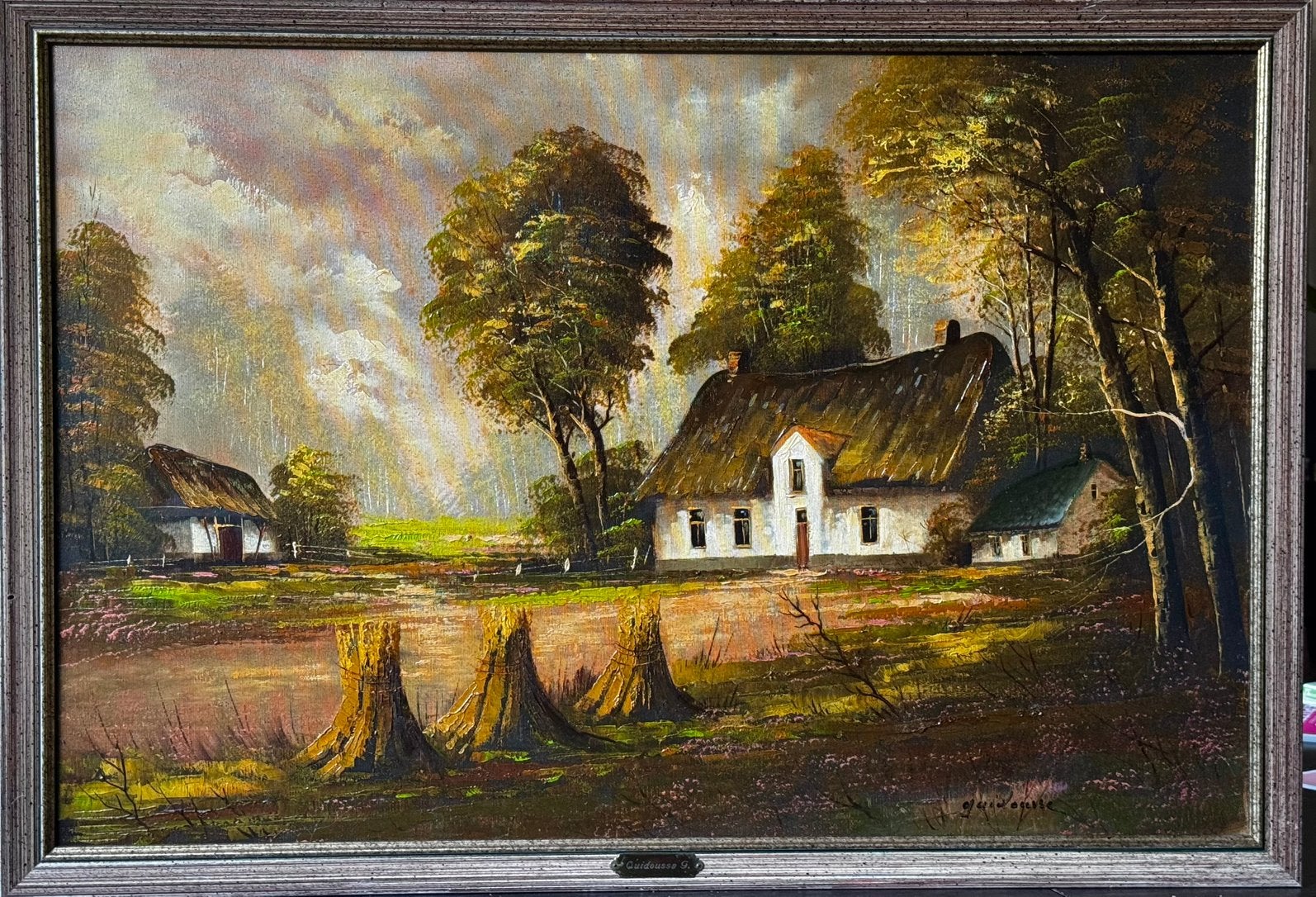 Schilderij Gaston Quidousse, Enlèvement