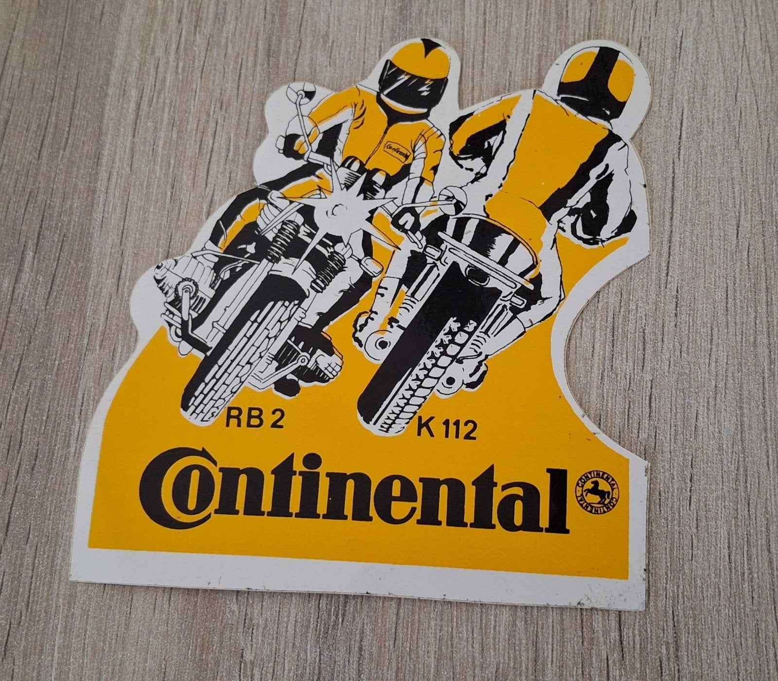 Autocollant pour pneu de motocross Continental, Enlèvement ou Envoi, Comme neuf, Voiture ou Moto