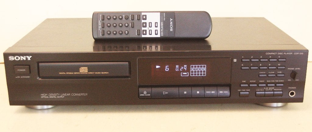 NIEUWE Sony CDP-315 CD-Speler Met Afstandsbd / Met Shuffle, Ophalen of Verzenden, Nieuw, Sony