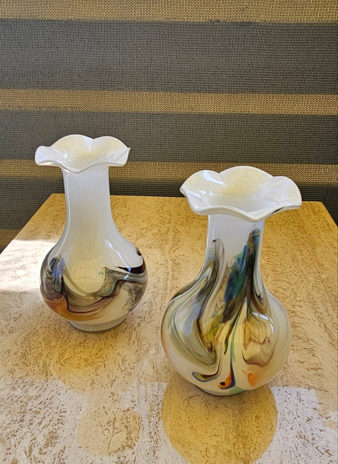 Vases pâte de verre, Enlèvement ou Envoi, Verre