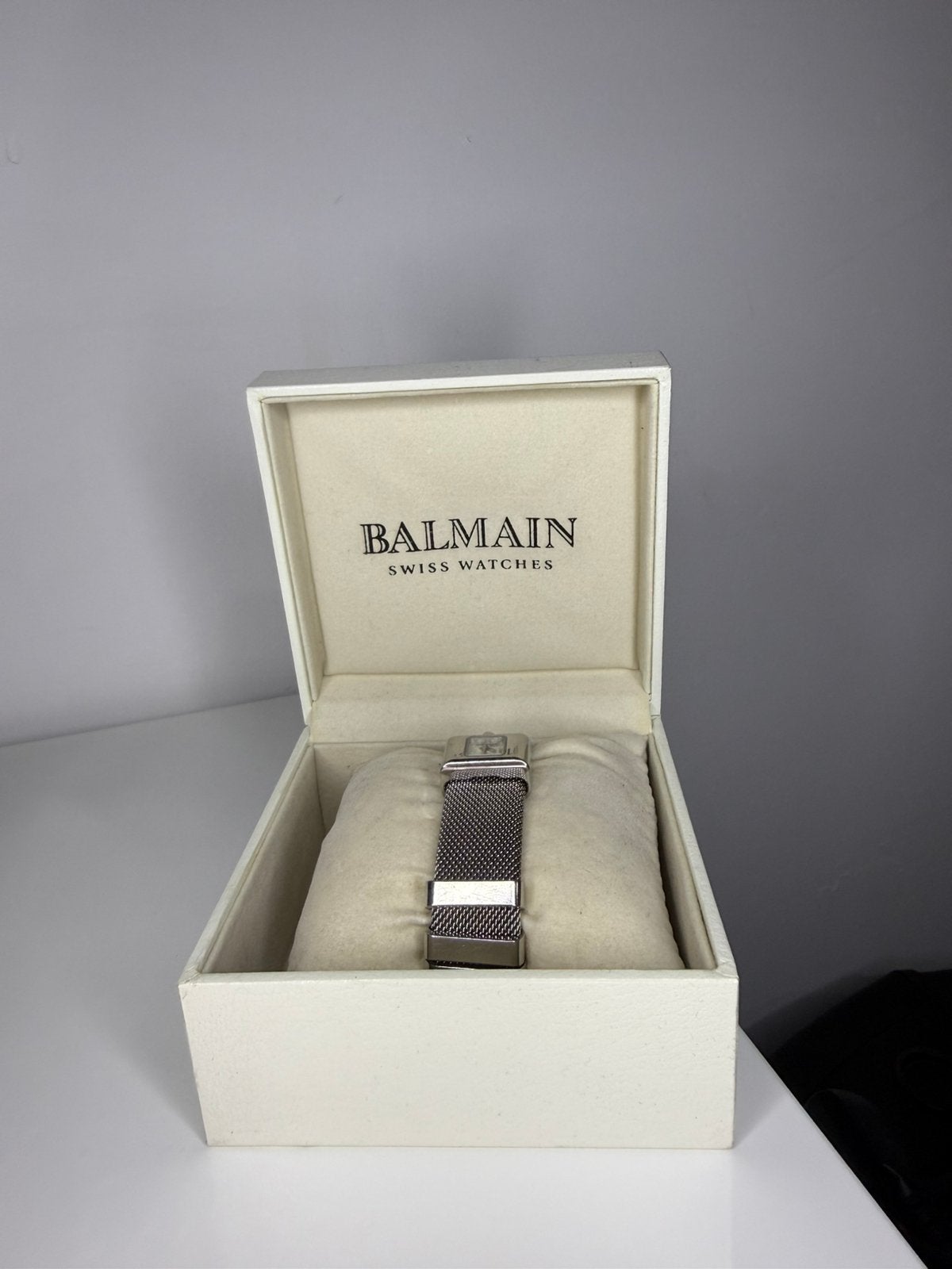 Origineel Balmain Swiss Watches Dameshorloge met doos, Montre-bracelet, Autres marques, Acier, Enlèvement