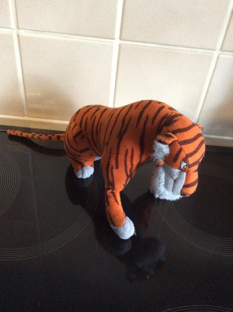 KNUFFEL TIJGERTJE ZO GOED ALS NIEUW EN GEWASSEN, Kinderen en Baby's, Speelgoed | Knuffels en Pluche, Ophalen of Verzenden, Zo goed als nieuw