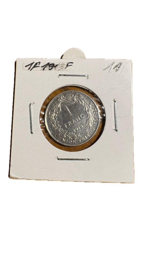 ALBERT I: Zilver 1 FRANC 1913F (2), Postzegels en Munten, Ophalen of Verzenden, Zilver, Zilver